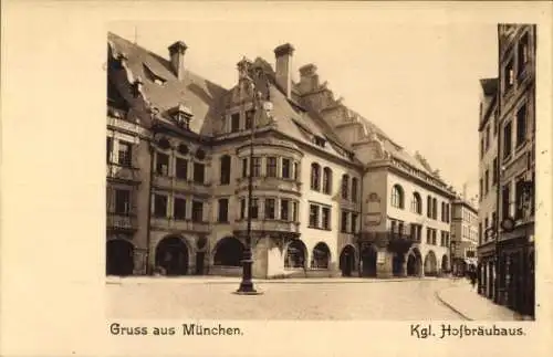 Ak München, Königliches Hofbräuhaus