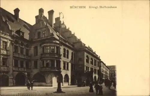 Ak München, Königliches Hofbräuhaus