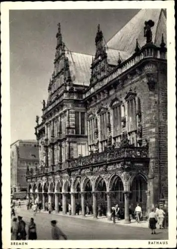 Ak Hansestadt Bremen, Rathaus