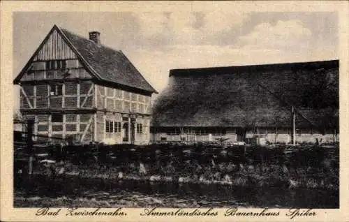 Ak Bad Zwischenahn in Oldenburg, Ammerländisches Bauernhaus Spiker