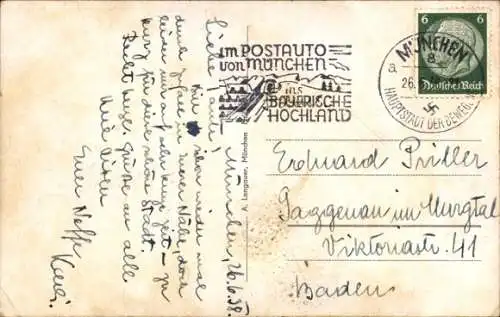 Ak München, Frauenkirche, Stadtpanorama