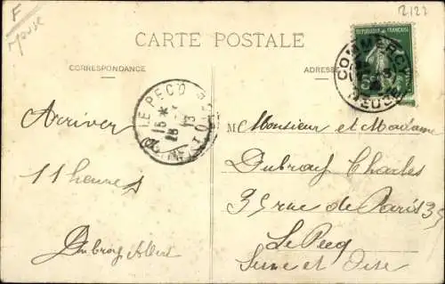 Ak Commercy Lothringen Meuse, Revue du 14 Juillet, Les Tribunes