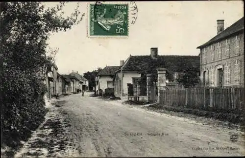 Ak Saint Ouen Marne, Grande Rue