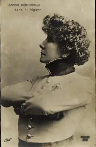Ak Schauspielerin Sarah Bernhardt, Portrait