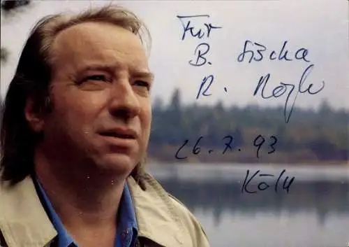 Ak Kabarettist Richard Rogler, Portrait, Autogramm