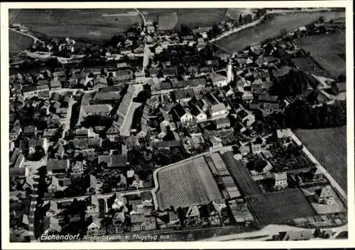 Ak Eichendorf in Niederbayern, Fliegeraufnahme