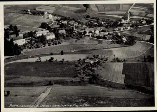 Ak Rathsmannsdorf Windorf in Niederbayern, Fliegeraufnahme