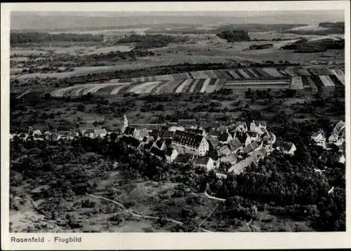 Ak Rosenfeld im Zollernalbkreis Württemberg, Fliegeraufnahme