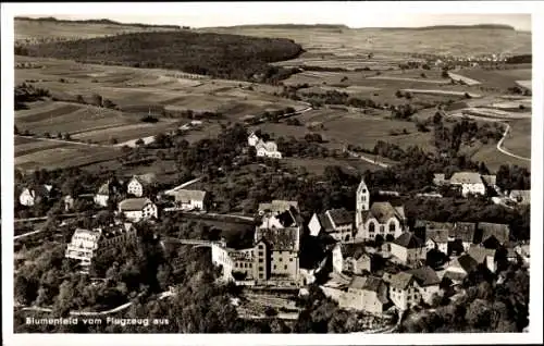 Ak Blumenfeld Tengen in Baden, Fliegeraufnahme