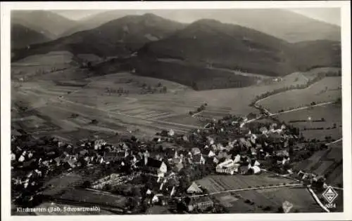 Ak Kirchzarten im Breisgau Schwarzwald, Fliegeraufnahme