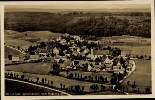 Ak Sulz am Neckar, Kloster, Fliegeraufnahme