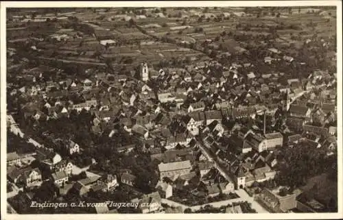 Ak Endingen am Kaiserstuhl, Fliegeraufnahme