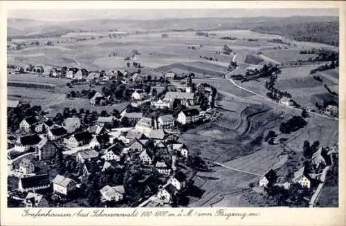 Ak Grafenhausen im Schwarzwald, Fliegeraufnahme