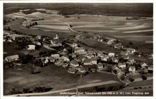 Ak Grafenhausen im Schwarzwald, Fliegeraufnahme