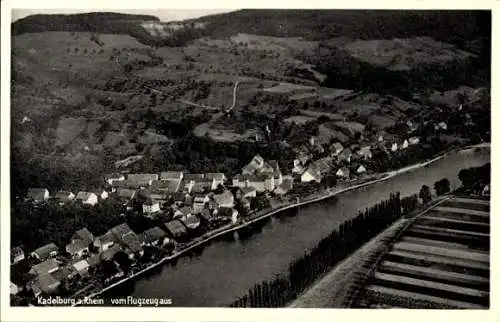 Ak Kadelburg Küssaberg Baden Württemberg, Fliegeraufnahme