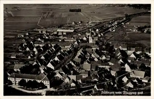 Ak Hüfingen im Schwarzwald, Fliegeraufnahme