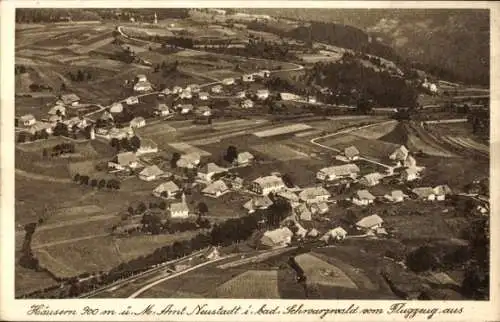 Ak Häusern im Schwarzwald, Fliegeraufnahme