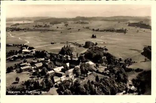 Ak Weyarn Oberbayern, Fliegeraufnahme