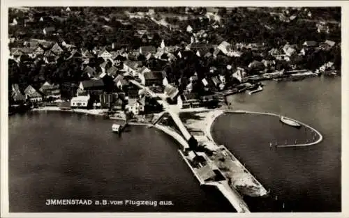 Ak Immenstaad am Bodensee, Fliegeraufnahme