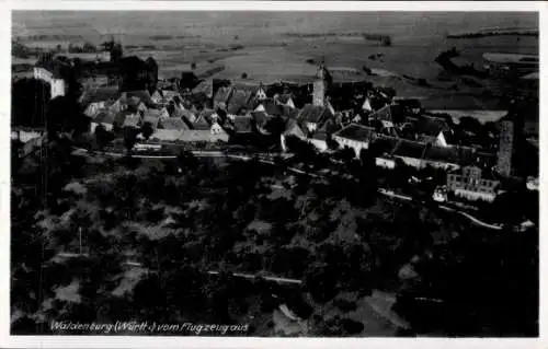 Ak Waldenburg in Württemberg, Fliegeraufnahme