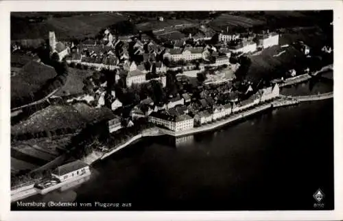 Ak Meersburg am Bodensee, Fliegeraufnahme