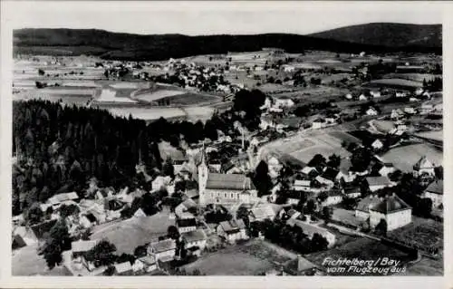 Ak Fichtelberg im Fichtelgebirge Oberfranken, Fliegeraufnahme