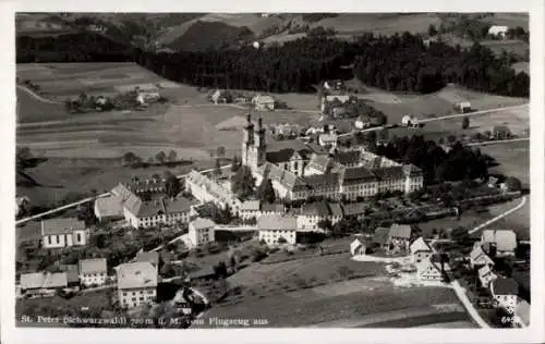 Ak St. Peter im Schwarzwald, Fliegeraufnahme