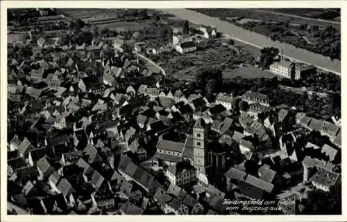 Ak Heidingsfeld Würzburg am Main Unterfranken, Fliegeraufnahme