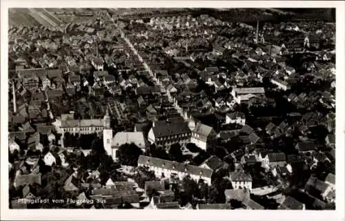 Ak Pfungstadt Hessen, Fliegeraufnahme