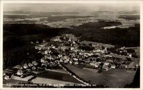 Ak Königsfeld im Schwarzwald Baden, Fliegeraufnahme