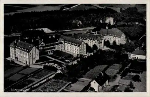 Ak Untermarchtal an der Donau, Fliegeraufnahme