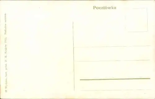 Ak Kraków Krakau Polen, Gesamtansicht