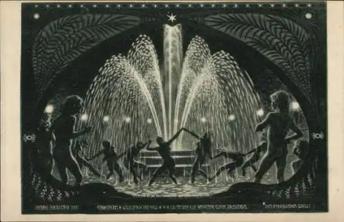 Jugendstil Künstler Ak Fidus, Der strahlende Quell, Kohledruck, Nr. 58