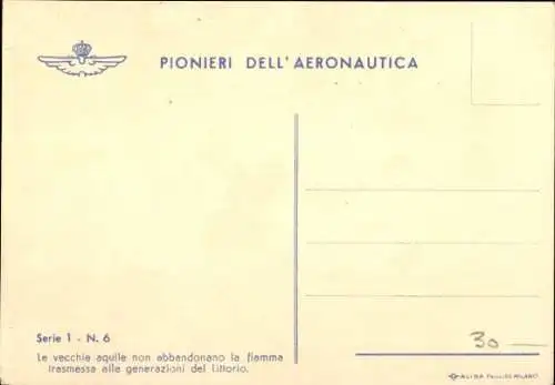 Ak Pionieri dell' Aeronautica, Le vecchie aquile non abbandonano la flamma