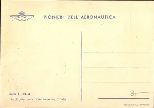Ak Pionieri dell' Aeronautica, Dai Pionieri alla potenza aerea d'Italia