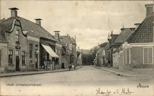 Ak Assen Drenthe Niederlande, Oude Groningerstraat