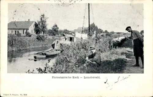 Ak Lemelerveld Overijssel, Protestantische Kirche