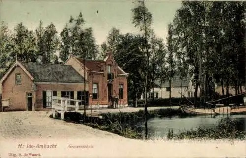 Ak Hendrik Ido Ambacht Südholland, Rathaus