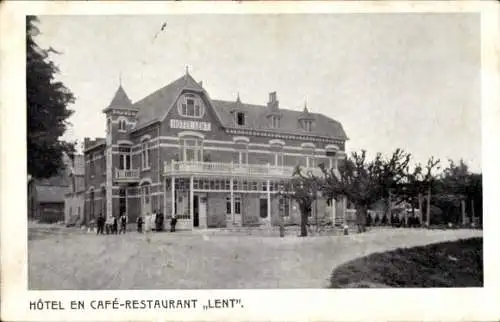 Ak Lent Nijmegen Gelderland, Hotel und Café Restaurant Lent