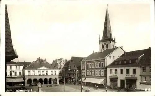 Ak Unna in Westfalen, Alter Markt