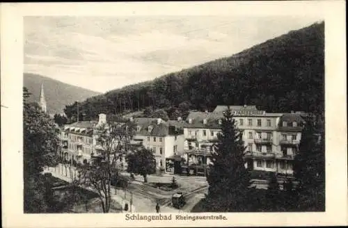 Ak Schlangenbad im Rheingau Taunus Kreis, Pariser Hof, Panorama