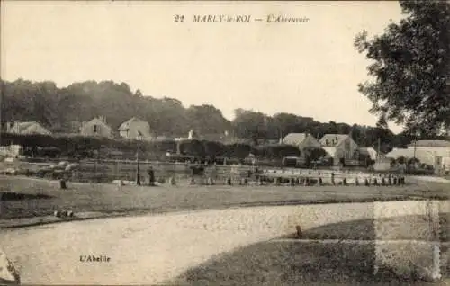 Ak Marly le Roi Yvelines, L'Abreuvoir