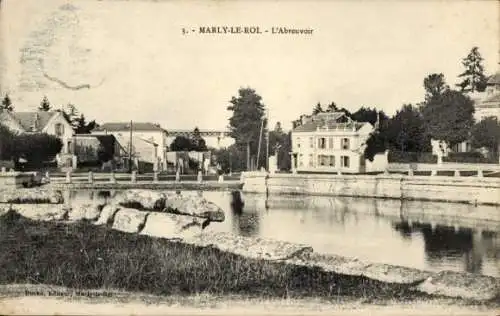 Ak Marly le Roi Yvelines, L'Abreuvoir