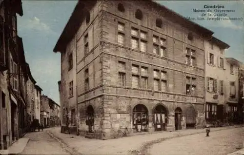 Ak Condrieu Rhône, Haus des Gouverneurs von Gabelle