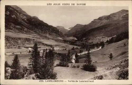 Ak Lanslebourg Savoie, Vallee de Lanslevillard
