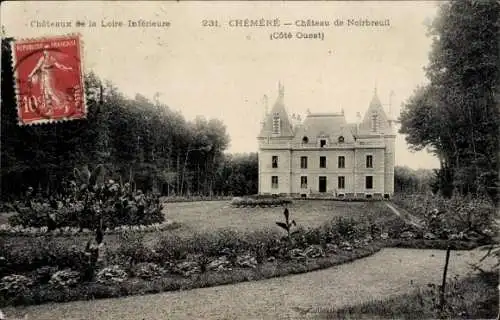 Ak Chéméré Loire Atlantique, Chateau de Noirbreuil, Cote Ouest