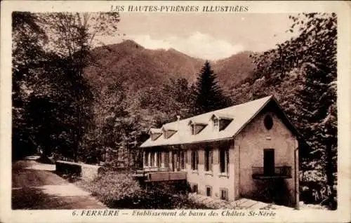 Ak Ferrere Hautes-Pyrénées, Etablissement de bains des Chalets St Neree