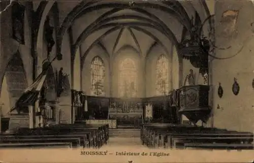 Ak Moissey Jura, Interieur de l'Eglise