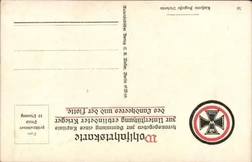 Künstler Ak Kaiserin Auguste Viktoria, Portrait