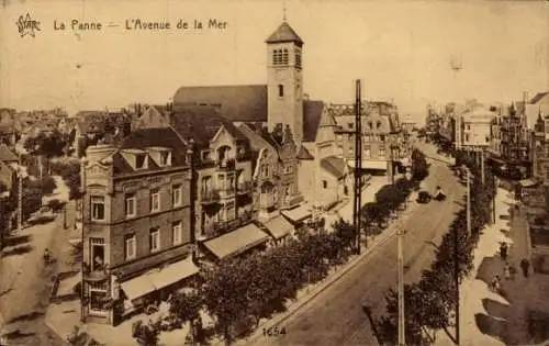 Ak La Panne De Panne Westflandern, Avenue de la Mer